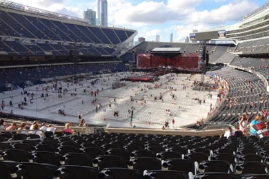 Soldier Field Section 219 Row 14 Seat 8 One Direction Vs Where ...