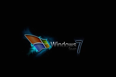 Windows 7 On Blue Lines Wallpapers 26966