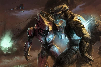 Wallpapers Sword Halo Elite Brute Artwork Banshee Energy Fresh New ...