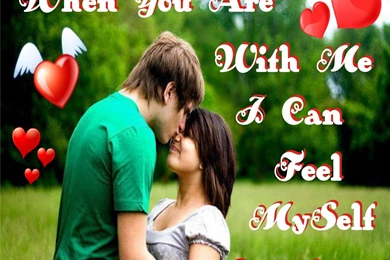 Romantic Couple With Love Quotes Best Hd Wallpapers