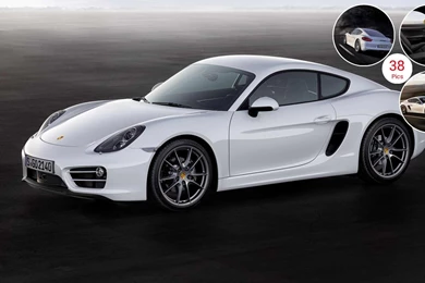 2014 Porsche Cayman   Front