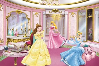 Disney Princess Garden Party Wall Mural   Wallpapers Mural Ideas ...