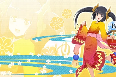 Download Wallpapers 3840x2160 Onigiri, Mmorpg, Girl, Anime, Kimono ...
