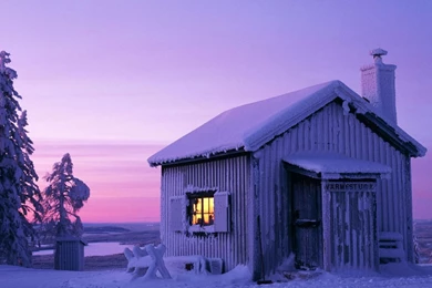 Winter Evening Desktop Wallpaper, Winter Evening Images