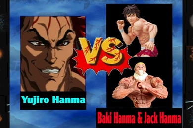 Yujiro Hanma Vs Baki Hanma And Jack Hanma Ultimate M U G E N  ...