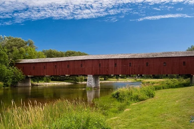 Covered Bridge   Night Visions