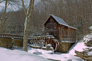 Va Tag Wallpapers: Swinging Bridge Shenandoah Va Green Trees Phone ...