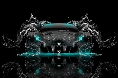 Honda HSV Super Water Car 2014 Azure Neon HD Wallpapers design by Tony Kokhan www.el tony.com_.jpg