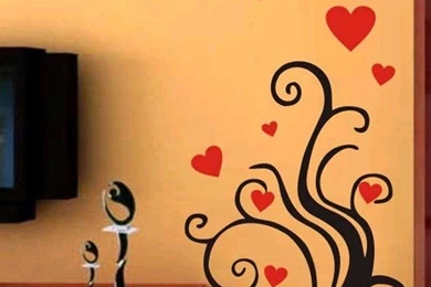 Colorful Tree PVC House,Living Room,bedroom Wall Sticker ...