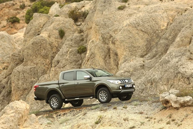 Mitsubishi L200 Double Cab Pickup Cars 4wd 4x4 2015 Wallpapers ...