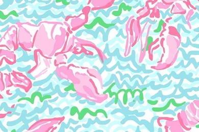 Lilly Pulitzer Summer Lobstah Roll Print Iphone Wallpapers ...