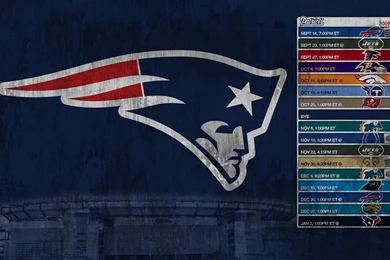 2009 Patriots Schedule Wallpapers