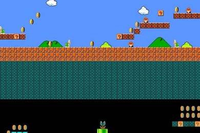Super Mario Template iPhone 5 Wallpapers