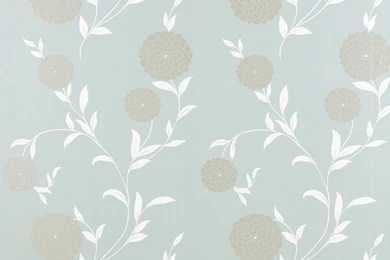 Erin Duck Egg Floral Wallpapers At Laura Ashley
