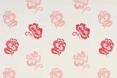 Adriana Wallpapers In Cranberry From Laura Ashley