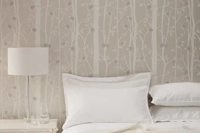 Laura Ashley Cottonwood Wallpapers   Eclectic   Bedroom   Houston ...