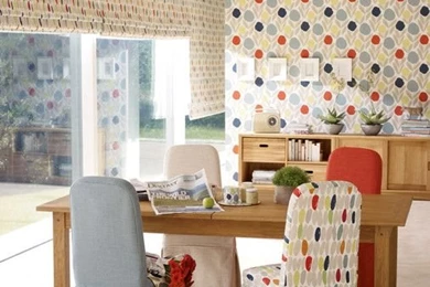 Laura Ashley Serena Wallpapers   Contemporary   Living Room ...