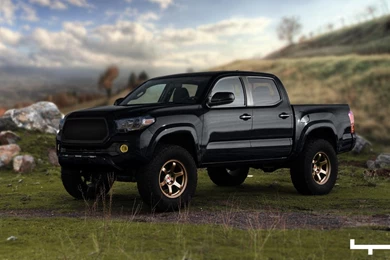 2016 Toyota Tacoma Black Wallpapers Full Screen