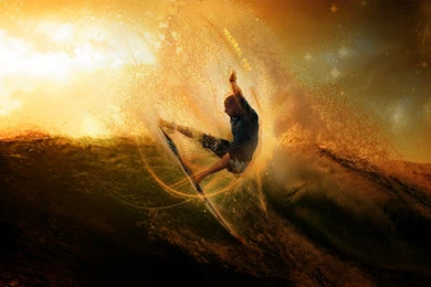 Beaches Sea Summer Surfers Surfing Water Best Widescreen