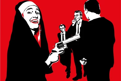 Killer Clown Nun And The Gang By Tuonenjoutsen On DeviantArt