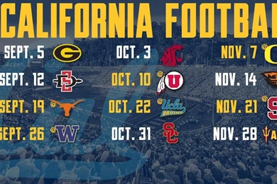 2015 Cal Football Schedule Announced California Golden Bears