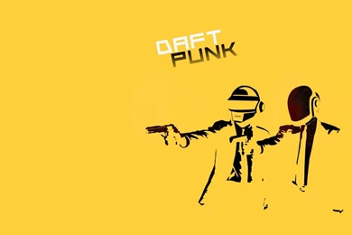 Minimalistic Music Guns Yellow Blood Daft Punk Pulp Fiction Parody ...