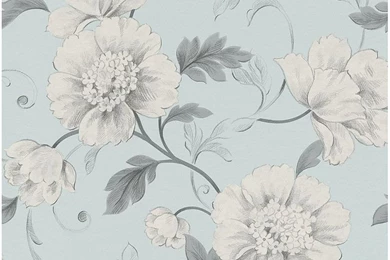B&M: > Rasch Taste Boutique Blue Grey Motif Wallpapers   312352