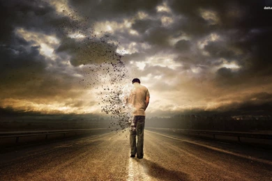 Shattered Man On The Road Wallpapers   Digital Art Wallpapers