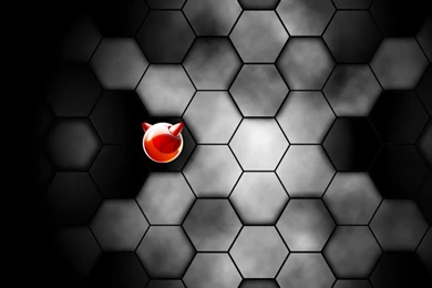Freebsd wallpaper dark grid hex By Ipodpunker On DeviantArt