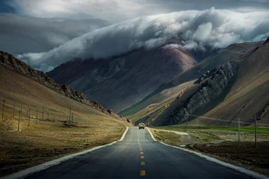 1680x1050 Mountain Road Wallpapers