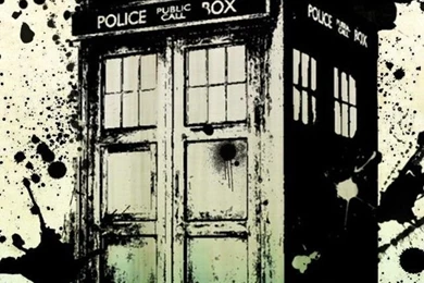 Download TARDIS Ink Wallpapers For iPhone 4