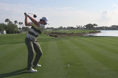 GOLF SWING 2013   RORY MCILROY DRIVER   PERFECT DTL DRAW STANCE ...