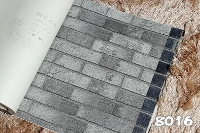 Modern Rustic Brick Stone Wallpapers For Living Room Chinese Retro ...