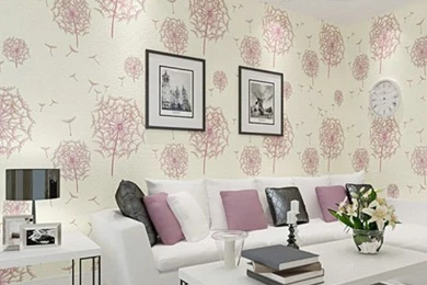 Aliexpress.com : Buy Modern Rustic Romantic Pink Dandelion 3d ...