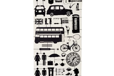 HOMEWARE :: Wallpapers :: Airfix London Wallpapers Black