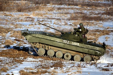 Download Wallpapers 3840x2160 Bmp 2, Military, Tanks, Vehicle ...