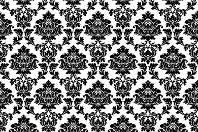 Damask Black And White Wallpapers