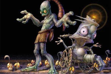 ODDWORLD Sci fi Game Alien F Wallpapers