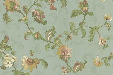 983 49035 Green Chintz   Beaulieu   Mirage Wallpapers
