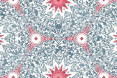 Chintz Zodiac. Small Fabric   Spellstone   Spoonflower