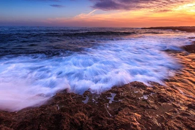 Ocean Landscape View Photo Effect Wallpapers   Wallpapers Bros.