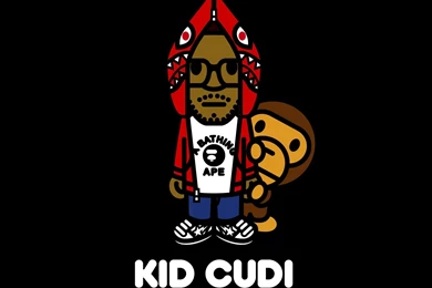 First: KID CUDI X BAPE DESKTOP BACKGROUND WALLPAPERS