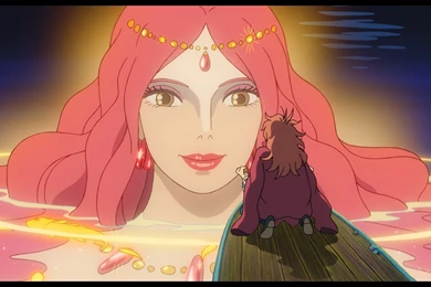 Ponyo   Ponyo On The Cliff By The Sea Wallpapers (30619413)   Fanpop