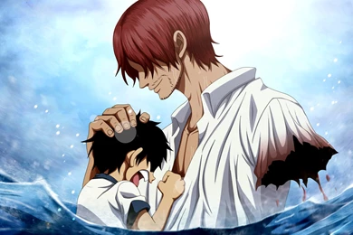 One Piece   Shanks And Luffy Wallpapers By Soinnes On DeviantArt