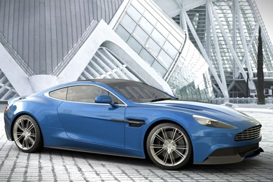 2015 Aston Martin DB9 Blue Color HD Wallpapers