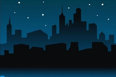 City Skyline Night Scene Vector Backgrounds   Backgrounds Free Download