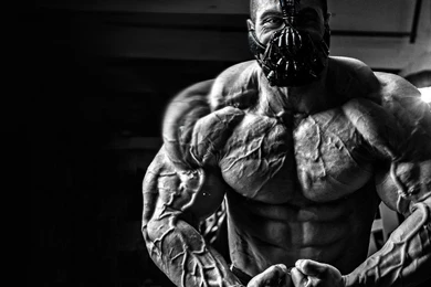 Bane BW Bodybuilding For Batman DC Wallpapers