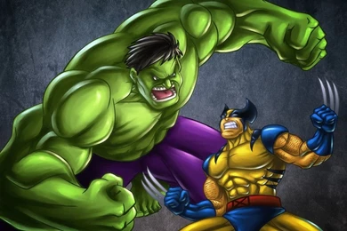 Hulk Vs Wolverine By GONZZO On DeviantArt