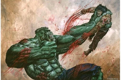 00 Hulk Vs Wolverine By Bushande On DeviantArt