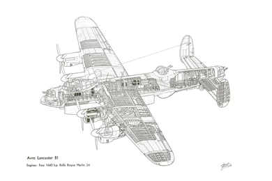 Avro Lancaster Cutaway Wallpapers   Silodrome